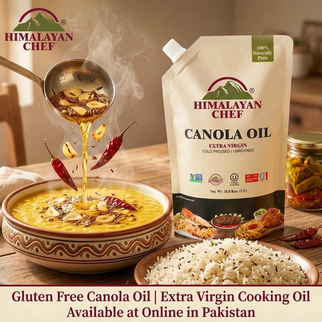 Gluten Free Canola Oil | Extra Virgin Cooking Oil Available at Online in Pakistan