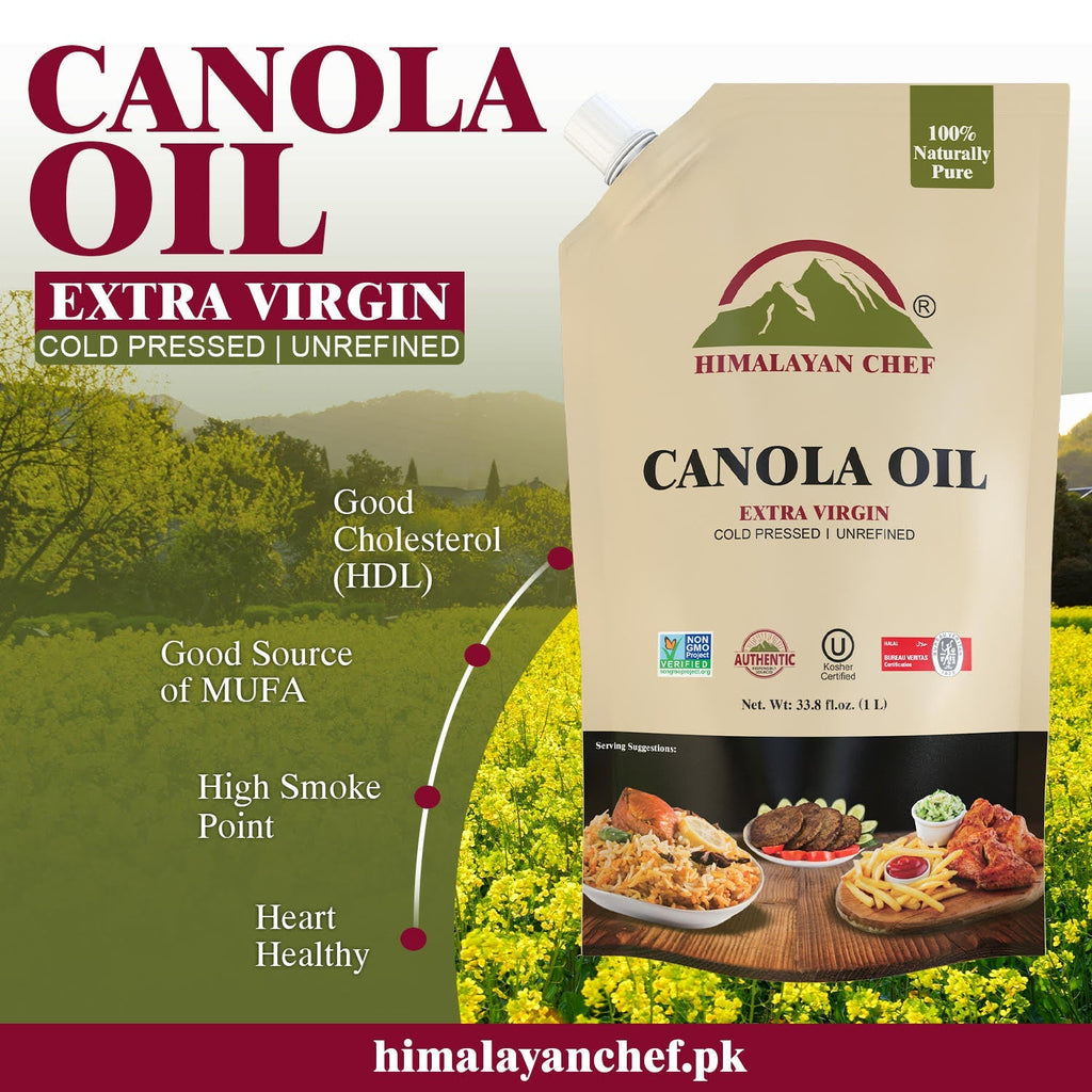 Cold Pressed Organic canola oil Made from 100% Pure Canola Seeds