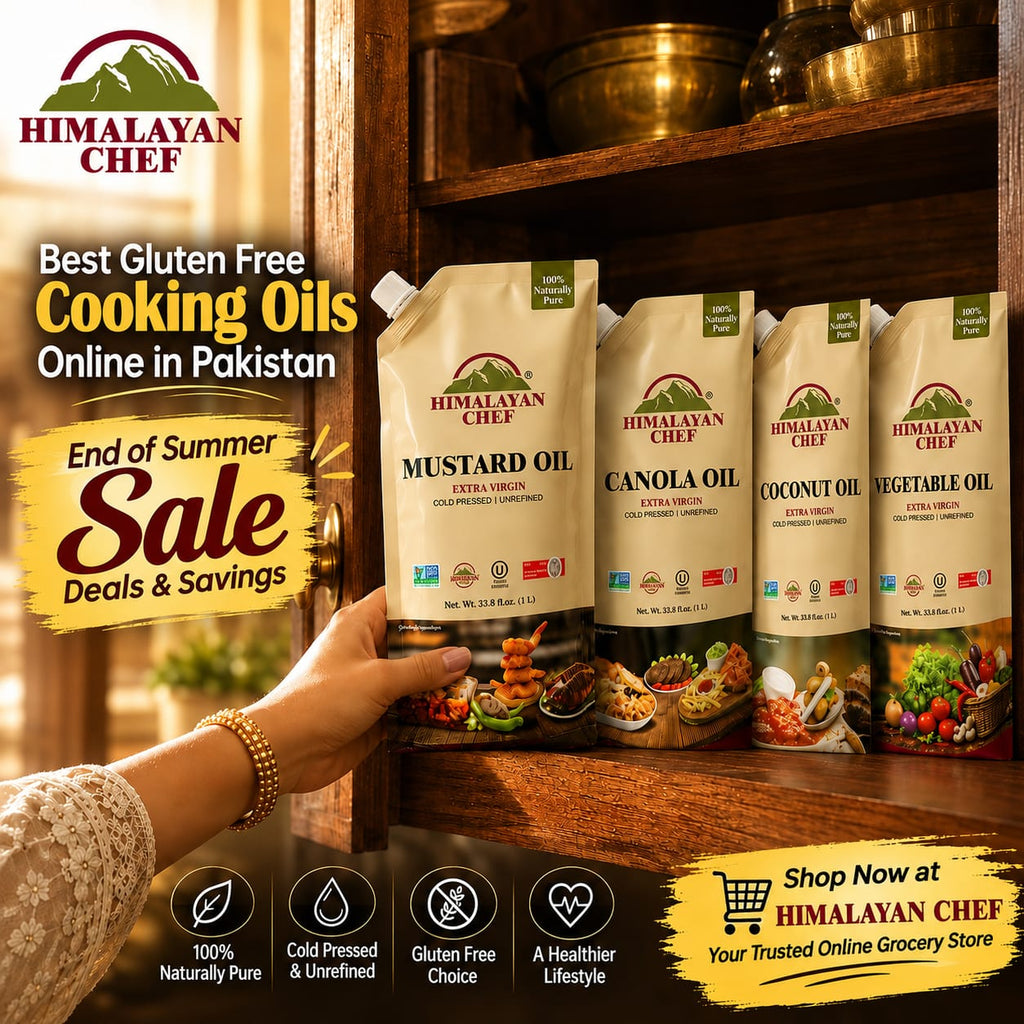Best Gluten Free Cooking Oils Online in Pakistan | End of Summer Sale Deals & Savings