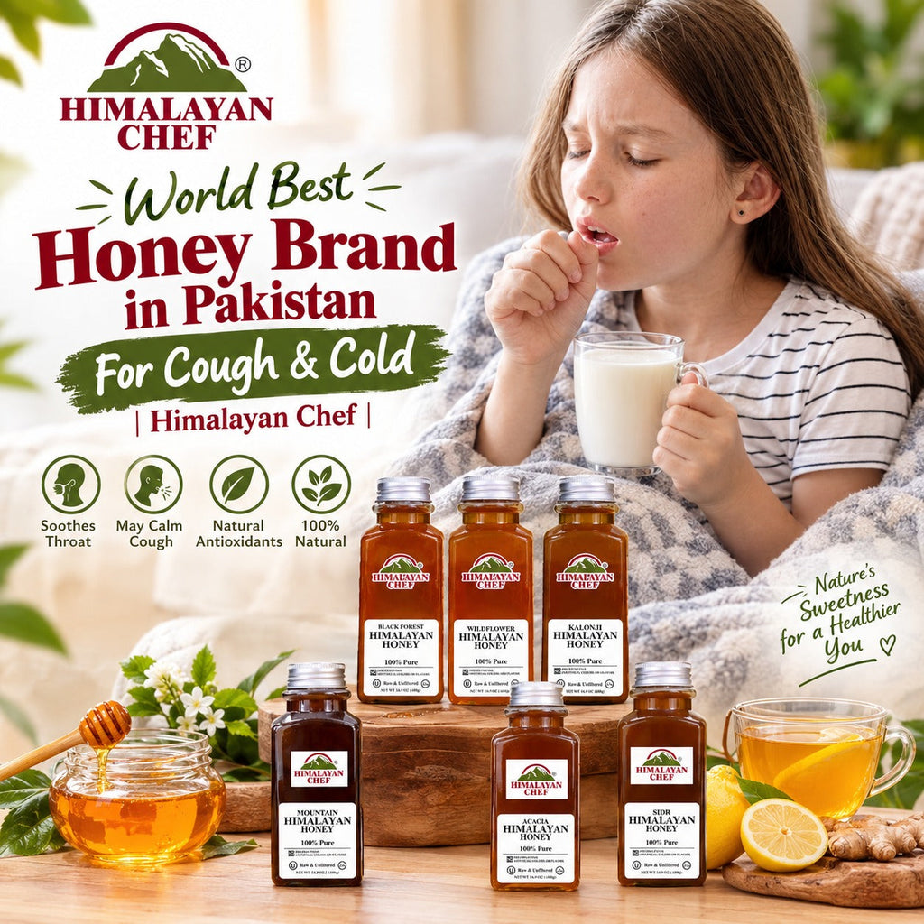 World Best Honey Brand in Pakistan For Cough & Cold | Himalayan Chef