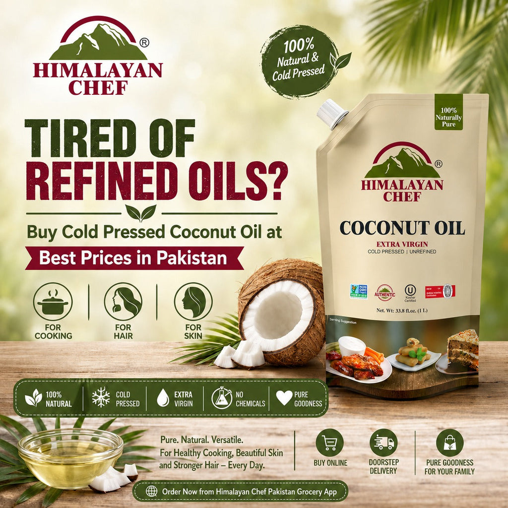 Tired of Refined Oils? Buy Cold Pressed Coconut Oil at Best Prices in Pakistan