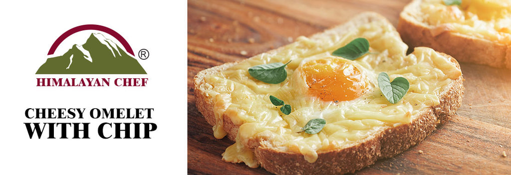 Easy Cheesy Omelet With Chip