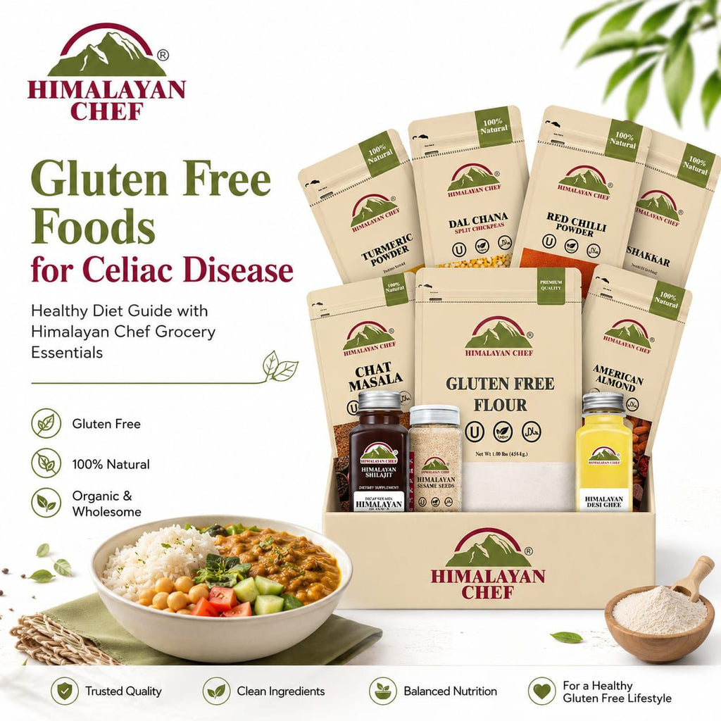Gluten Free Foods for Celiac Disease | Himalayan Chef Grocery Items for a Healthy Diet 