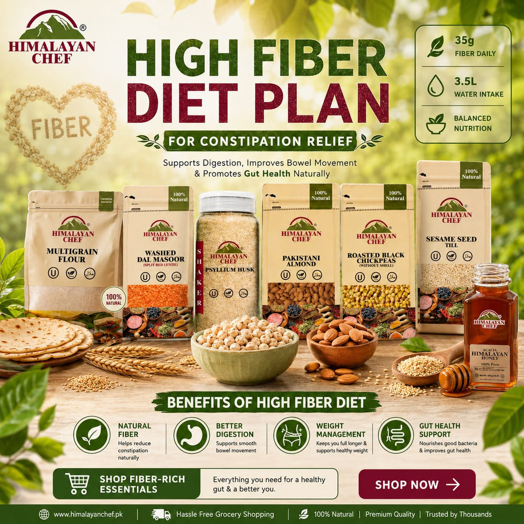 Diet Plan | High Fiber Diet Plan for Constipation From the Best Online Grocery Store in Pakistan
