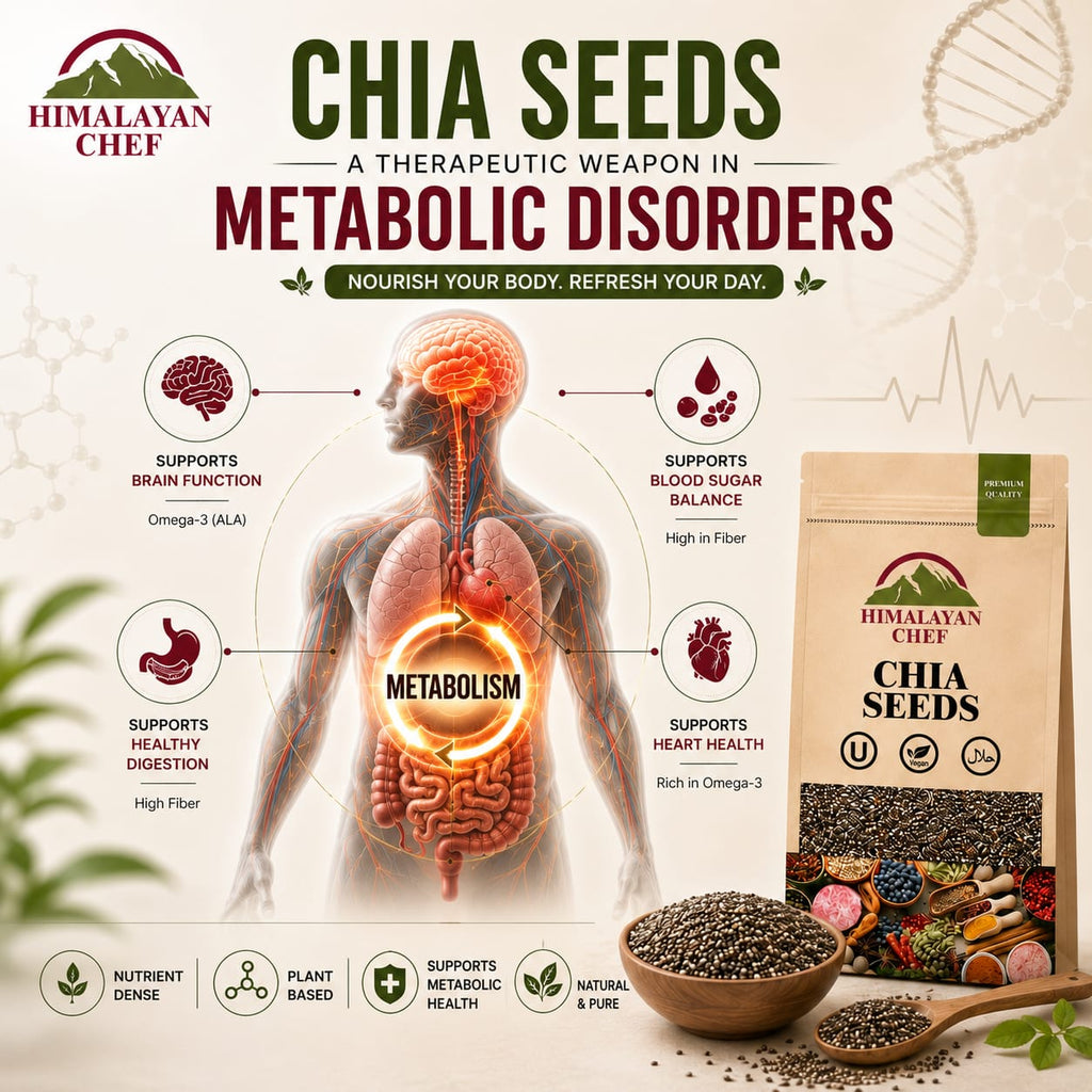 Chia Seeds | Therapeutic Weapon in Metabolic Disorders from the Best Grocery Store in Pakistan
