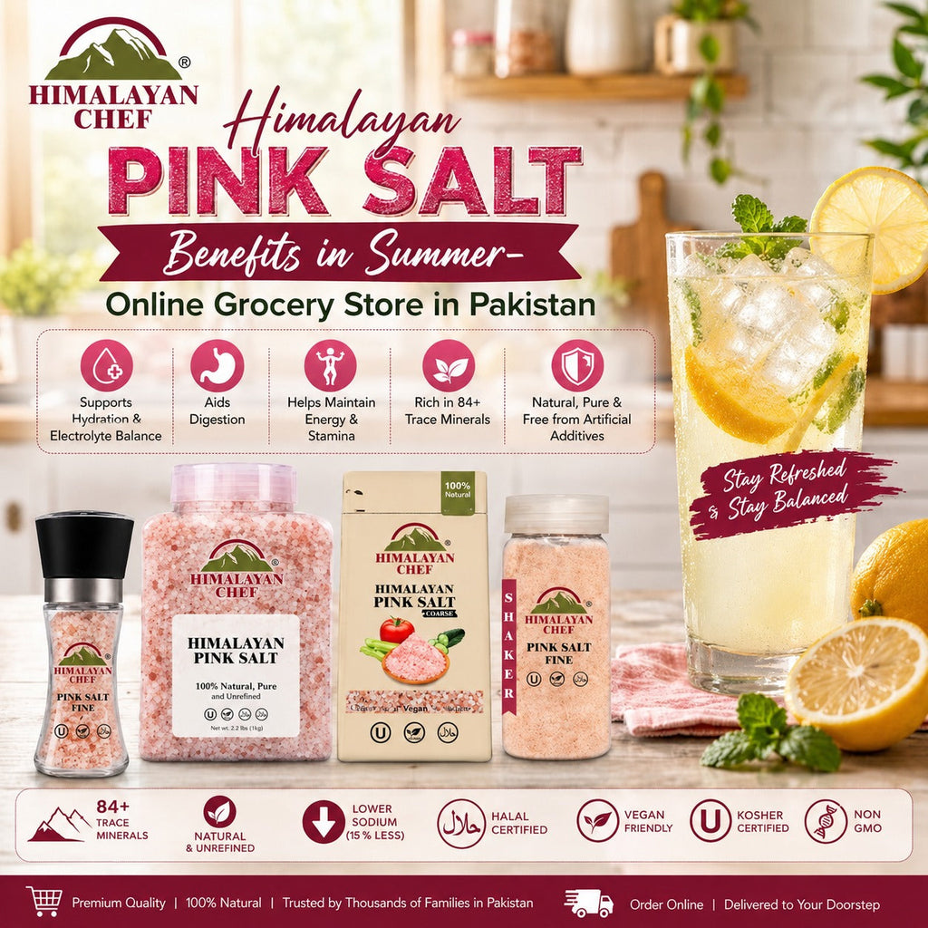 Himalayan Pink Salt Benefits in Summer- Online Grocery Store in Pakistan