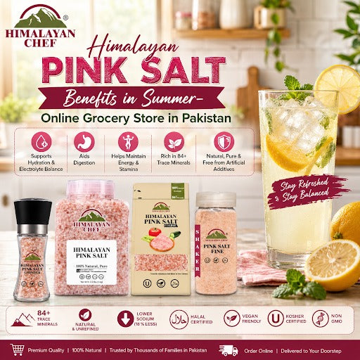Himalayan Pink Salt Benefits in Summer- Online Grocery Store in Pakistan
