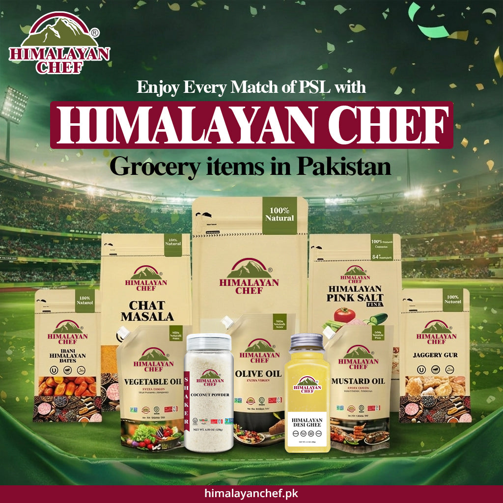 Enjoy Every Match of PSL with Himalayan Chef grocery items in Pakistan