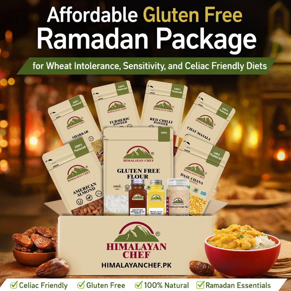 Affordable Gluten Free Ramadan Package for Wheat Intolerance, Sensitivity, and Celiac Friendly Diets