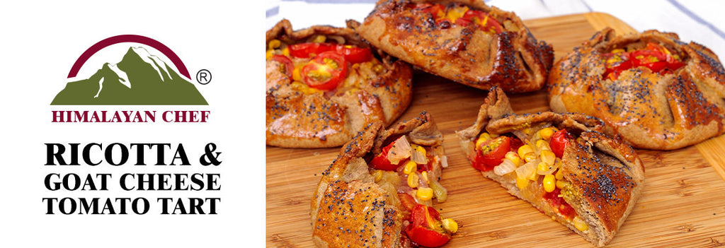 Ricotta And Goat Cheese Tomato Tart