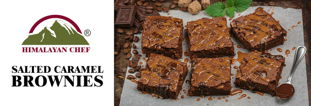 Salted caramel brownies