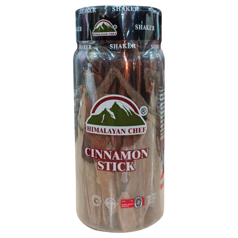 Cinnamon Whole (Darchini) Plastic Shaker - 0.2 lbs (100g) | Himalayan Chef
