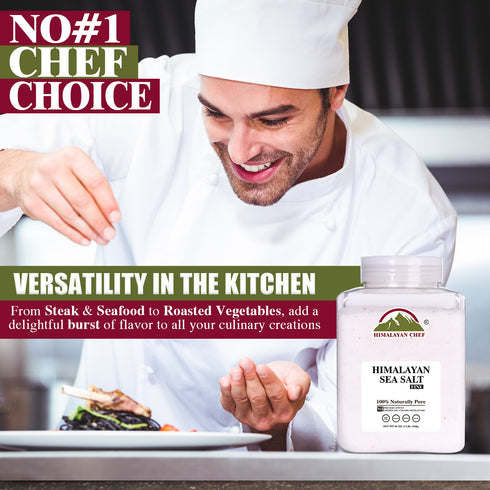 Sea Salt Fine Jar - 5 lbs (2268g) | Himalayan Chef