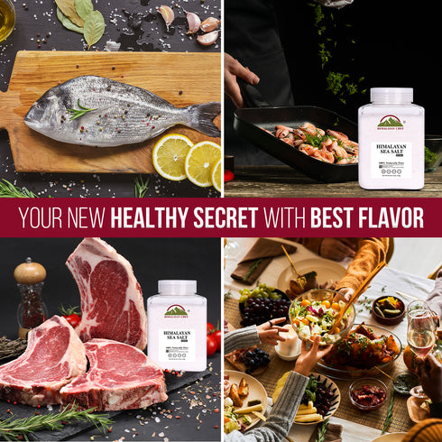 Sea Salt Fine Jar - 5 lbs (2268g) | Himalayan Chef