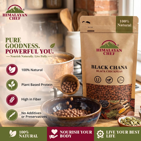 Gluten Free Black Chana VIP - 1 lbs (454g) | Himalayan Chef