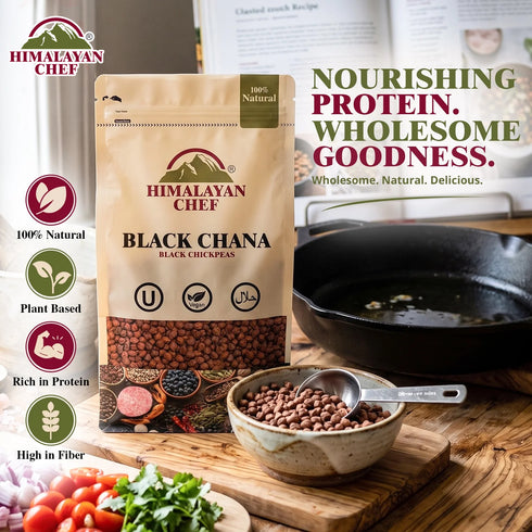 Gluten Free Black Chana VIP- 2 lbs (908g) | Himalayan Chef