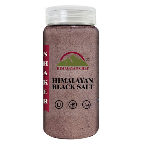 Black Salt Plastic Shaker- 0.8 lbs (354g) | Himalayan Chef