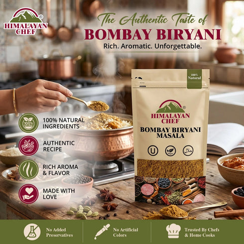 Gluten Free Bombay Biryani Masala - 0.22 lbs (100g) | Himalayan Chef