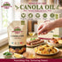 Gluten Free Canola Oil - 11 lbs (1x5 Ltr) | Unrefined Extra Virgin | Himalayan Chef
