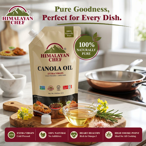 Himalayan Chef Canola Oil - 2.2 lbs (1 Ltr)