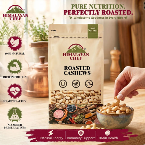 Cashew (Kaju) Roasted - 0.2 lbs (100g) | Himalayan Chef