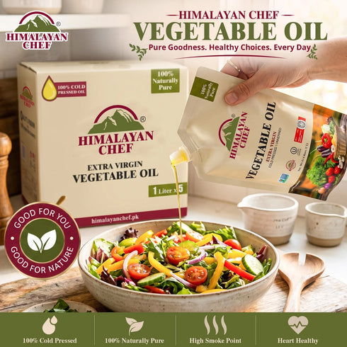 Himalayan Chef Cooking Oil - 11 lbs (1x5 Ltr)