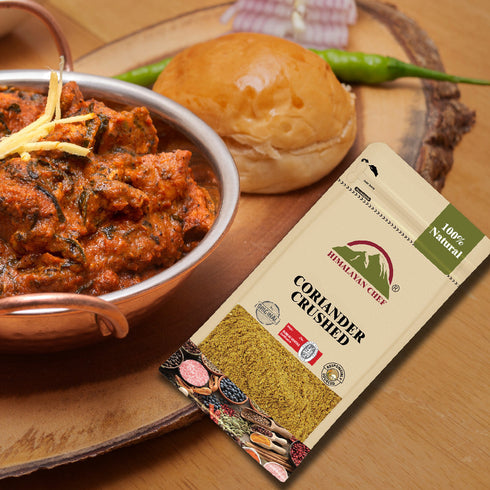 Coriander Crushed - 0.22 lbs (100g) | Himalayan Chef