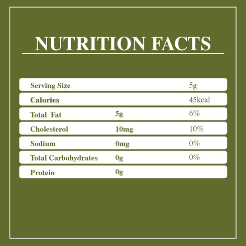 Himalayan Chef Desi Ghee-Craft bag - 11 lbs (1x5 Ltr)