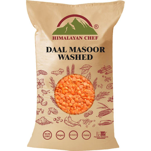 Daal Masoor Washed - 50 lbs (22700g) | Himalayan Chef