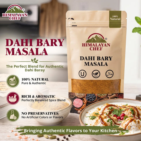 Gluten Free Dahi Bary (Chat) Masala - 0.22 lbs (100g) | Himalayan Chef