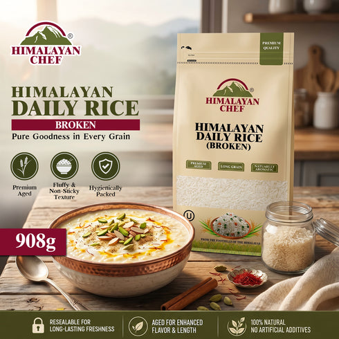 Gluten Free Himalayan Daily Broken Rice - 2 lbs (908g) | Himalayan Chef