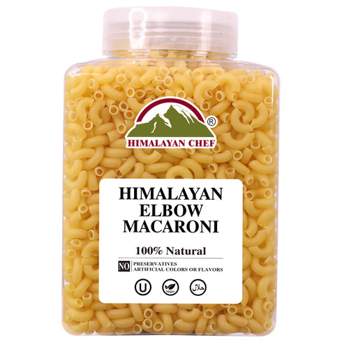 Elbow Macaroni - 1.8 lbs (800g) Large Plastic Jar | Himalayan Chef