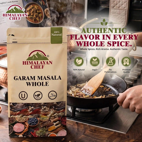 Gluten Free Garam Masala Whole - 0.22 lbs (100g) | Himalayan Chef