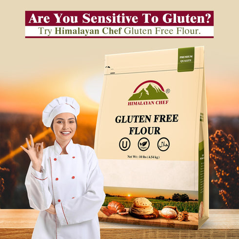 Gluten Free Flour (Atta) - 10 lbs (4.5kg) | Himalayan Chef
