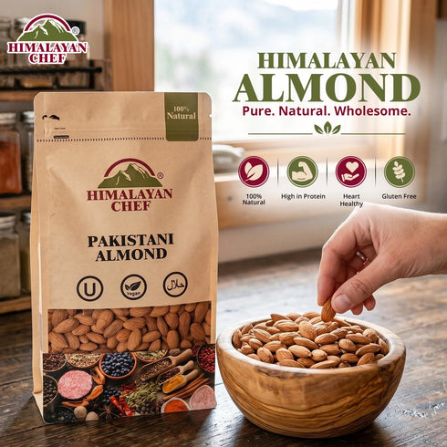 Himalayan Almond - 0.9 lbs (400g) | Himalayan Chef