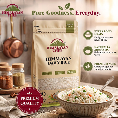 Gluten Free Himalayan Daily Rice - 10 lbs (4500g) | Himalayan Chef