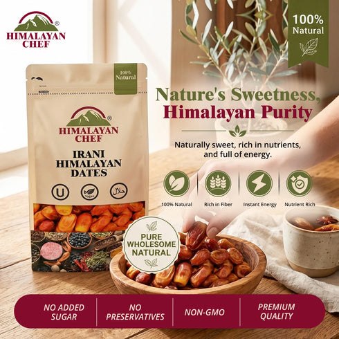Gluten Free Irani Dates - 1.8 lbs (800g) | Himalayan Chef