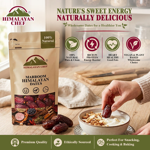 Mabroom Date (Khajoor) - 0.9 lbs (400g) | Himalayan Chef