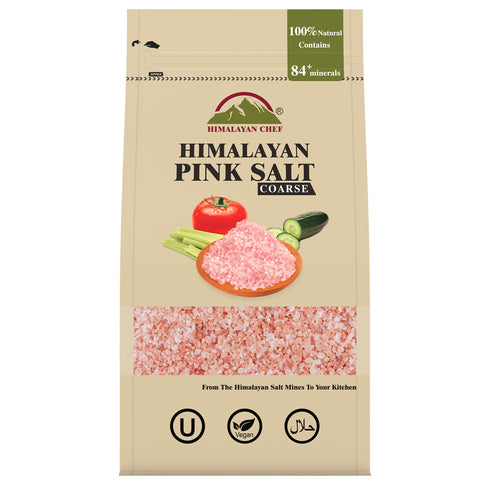 Pink Salt Coarse - 0.5 lbs ( 227g) | Himalayan Chef