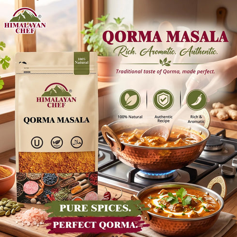Gluten Free Qorma Masala - 0.22 lbs (100g) | Himalayan Chef