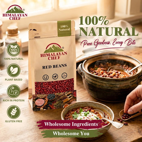 Gluten Free Red Beans (Lobia) - 1 lbs (454g) | Himalayan Chef