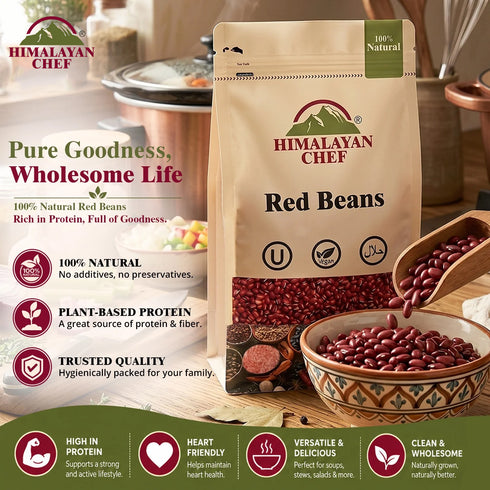 Gluten Free Red Beans (Lobia) - 2 lbs (908g) | Himalayan Chef