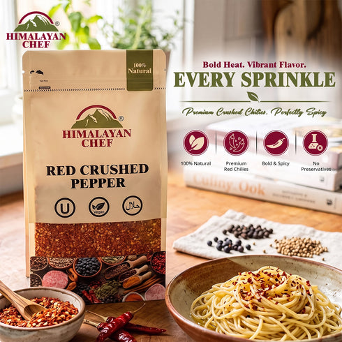 Gluten Free Red Chilli Crushed - 0.88lbs (400g)| Himalayan Chef