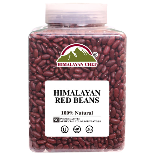 Red Beans (Lobia) Large Plastic Jar - 3.74 lbs (1700g) | Himalayan Chef