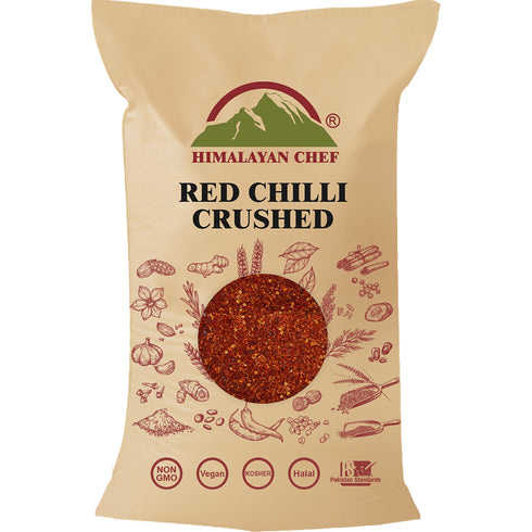 Red Chilli Crushed - 25 lbs (11300g) | Himalayan Chef
