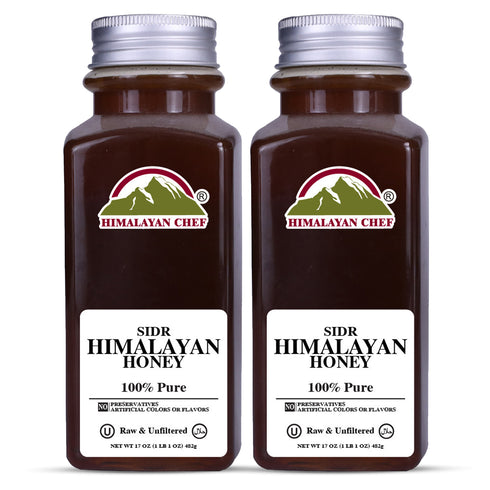 Himalayan Chef Sidr Honey - 2 lbs (960g) | Pack of 2