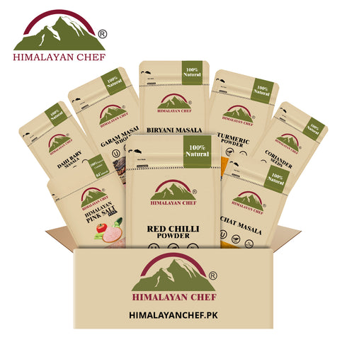 Grocery Spices Package - Pack of 8 | Himalayan Chef