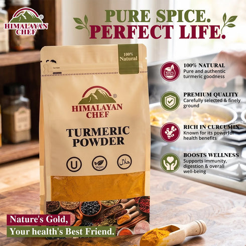 Gluten Free Turmeric Powder - 0.22 lbs (100g) | Himalayan Chef