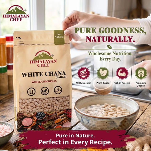 White Chana (Premium) - 1 lbs (454g) | Himalayan Chef