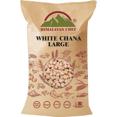 White Chana (Large) - 50 lbs (22700g) | Himalayan Chef